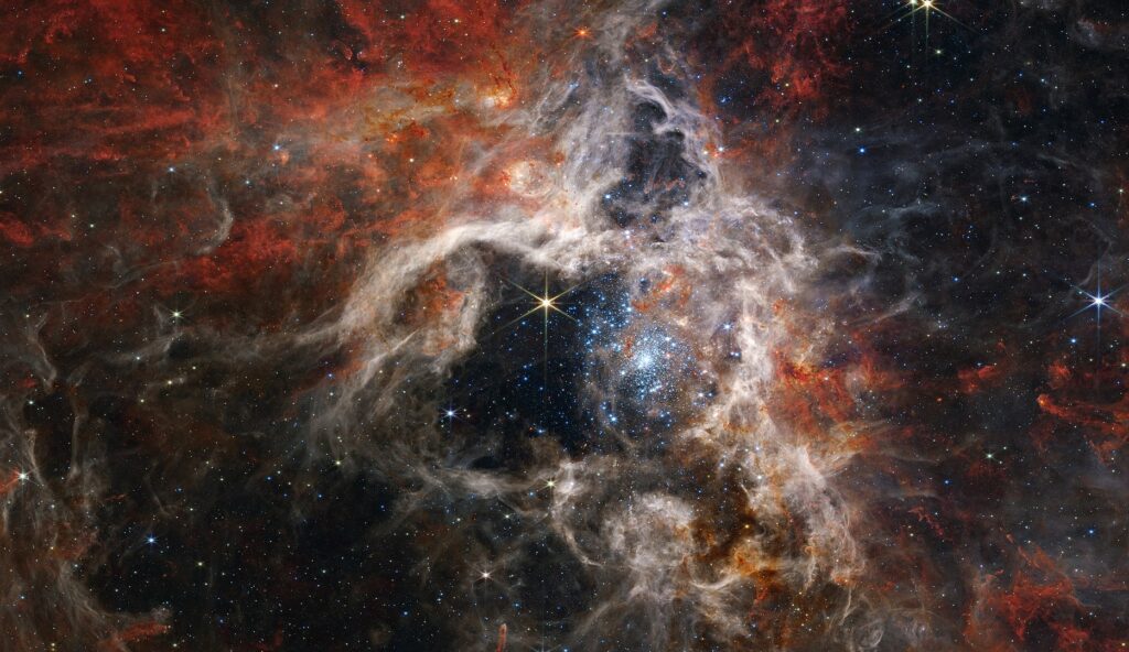 Tarantula Nebula by JWST
