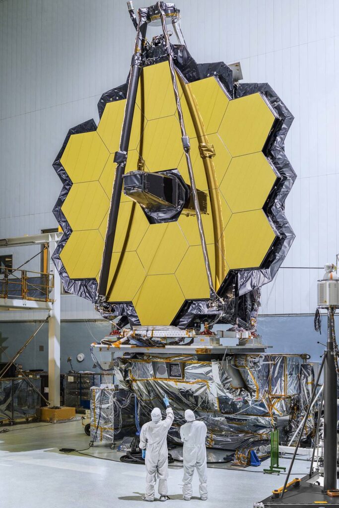 JWST Full Mirror - Real size (prawdziwy rozmiar)