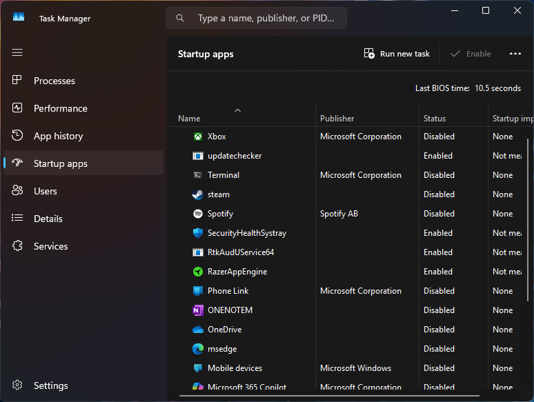Windows 11 Task Manager