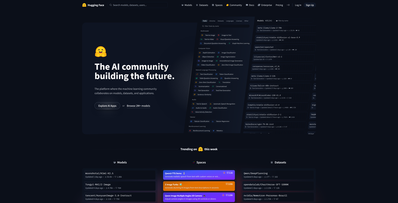 Screenshot 2026-02-01 at 18-32-38 Hugging Face – The AI community building the future Hugging Face Site